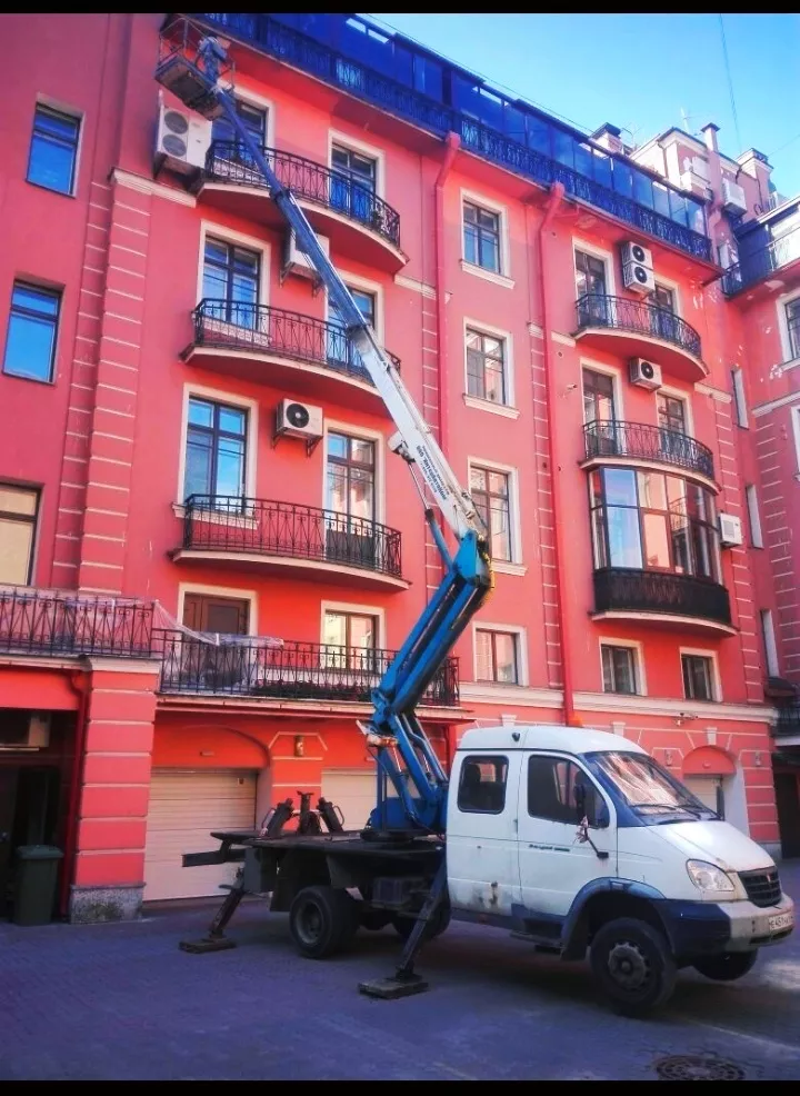 Аренда автовышки телескопической 14м