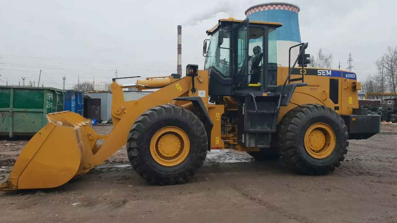 Аренда фронтального погрузчика Sem 655 (3м³)