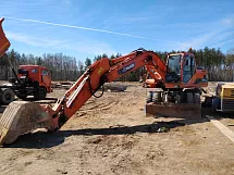 Аренда колесного экскаватора Doosan 180