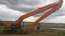 Аренда «длиннорукого» экскаватора Doosan DX225 (17 метров)